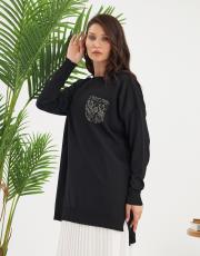 göğüsü cepli tunik  3