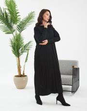 örümcek desen bloklu elbise 