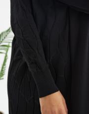 örümcek desen bloklu elbise  3