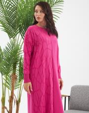 örümcek desen bloklu elbise  5