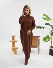 önü ip detaylı elbise  12