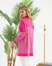 yarım balıkçı çizgili tunik  19